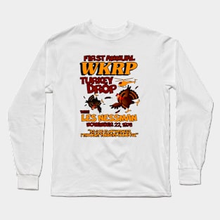 WKRP Turkey Drop Lovable Long Sleeve T-Shirt